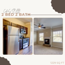 2 Bed 2 Bath Castello Floorplan