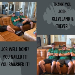 men sitting on a couch